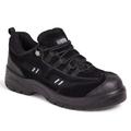 Apache AP302SM Safety Trainer | Size 8 UK | Black Suede | Steel Toe Cap | Midsole Protection | Anti Scuff Toe Guard | S1P and SRC Safety Approved