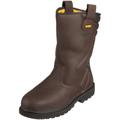 DEWALT Men's Dewrigger10-tb Classic Rigger Safety Boots Brown UK 10 EUR 44, Brown, UK