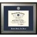 Patriot Frames Air Force Discharge Honors Picture Frame Wood in Blue/Brown/Gray | 15.75 H x 15.75 W x 1.5 D in | Wayfair AFDHO0028x10