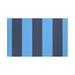 Breakwater Bay Perrigo Stripes Print Fleece Throw Microfiber/Fleece/Microfiber/Fleece in Gray/Blue | 60 W in | Wayfair BRWT6006 32825425