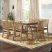 Loon Peak® Huerfano Valley Valley 9 - Piece Extendable Solid Wood Dining Set Wood in Brown | Wayfair LOON7826 33011938