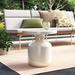 Seasonal Living Bottle Ceramic Outdoor Side Table in White | 19 H x 19 W x 19 D in | Wayfair 308FT355P2W