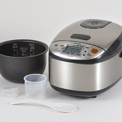 Zojirushi Stainless Steel 3 Cup Micom Rice Cooker ...