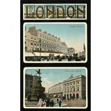 Postcard Regent St & Piccadilly Circus Poster Print by Postcard (24 x 36)