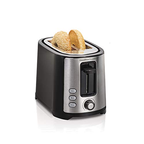 Hamilton Beach 2 Slice Extra Wide Slot Toaster with Shade Selector, Toast Boost, Auto Shutoff, Black (22633)