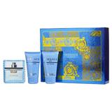 Versace Man Eau Fraiche 3 Pc Gift Set Standard Eau De Toilette for Men