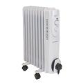 Jack Stonehouse Oil Filled Radiator 2000W 9 Fin 2KW Electric radiators for Home Office Free Standing, Thermostatically Controlled, 3 Energy Efficient Heat Output Settings for Maximum Warmth