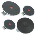 SPARES2GO Solid Hotplate Heating Element Kit for Electric Hobs/Cookers (2 Large+ 2 Medium, 8mm Rim)