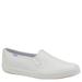 Keds Women's Champion Leather Slip-On - 12 White Slip On B