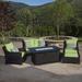 Three Posts™ Northridge 5 Piece Rattan Sofa Seating Group Set w/ Cushions Synthetic Wicker/All - Weather Wicker/Wicker/Rattan | Outdoor Furniture | Wayfair