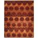 Orange/Red 108 x 0.25 in Area Rug - World Menagerie Yassin Hand-Knotted Wool Rose/Burgundy Area Rug Wool | 108 W x 0.25 D in | Wayfair