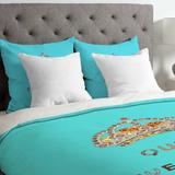 East Urban Home Of Everything Lightweight Duvet Cover Microfiber in Blue | Queen | Wayfair HACO3257 33664525