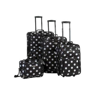 Galleria 4-Pc Luggage Set - Black Dot