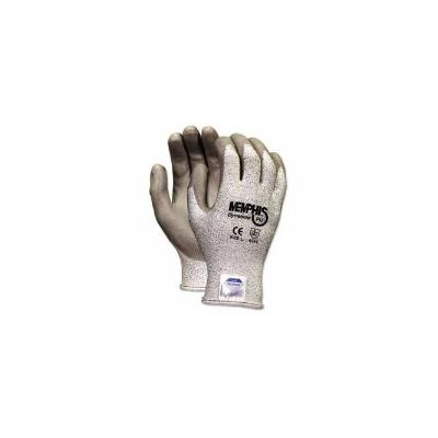 Memphis Memphis Dyneema Polyurethane Gloves, Large, White/Gray (CRW9672L)