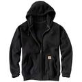 Carhartt .100614.001.S006 Paxton Heavyweight Zip Front Sweatshirt, Colour: Black, Size: Large