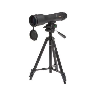 PROSTAFF 3 Fieldscope Spotting Scope 16-48x 60mm Straight Body with Tripod and Soft Case Black