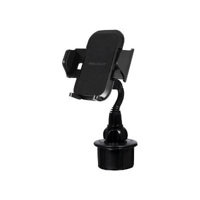Adjustable Automobile Cup Holder for Mobile Devices, Black