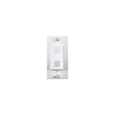OnQ Decorator Strap 2-Port White
