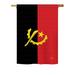 Breeze Decor Angola 2-Sided Polyester House/Garden Flag Metal in Black/Red/Yellow | 40 H x 28 W in | Wayfair BD-CY-H-108286-IP-BO-DS02-US