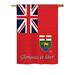 Breeze Decor Manitoba 2-Sided Polyester House/Garden Flag Metal in Red | 40 H x 28 W in | Wayfair BD-CP-H-108186-IP-BO-DS02-US