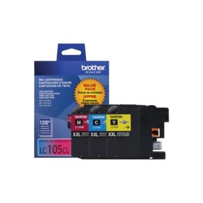 LC105CL Tri-Color Super High-Yield Ink Cartridges Triple Pack