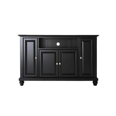 Tv Stand: Crosley Cambridge TV Stand - Black (Fits TV up to 48")