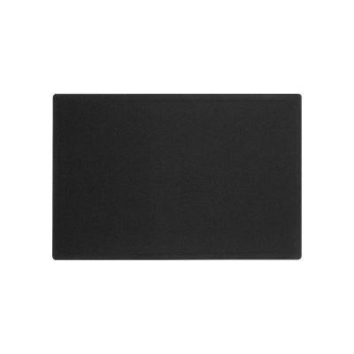 Oval Office Fabric Bulletin Board, 48 x 36, Black