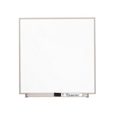 Magnetic Dry Erase Board, Painted Steel (Silver), 23 x 16, White, Aluminum Frame