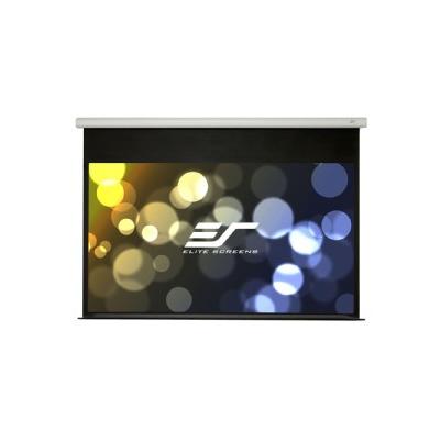 Screens 91 in. Electric Fiber Glass Backed Projection Screen with 12 in. Drop SPM91H-E12
