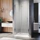 ELEGANT 1000mm Bifold Shower Door Glass Shower Enclosure Reversible Folding Cubicle Door