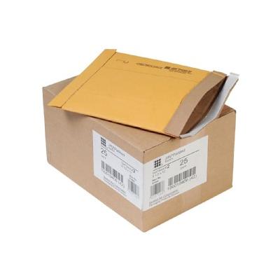 #2, 8 1/2x12 Jiffy Padded Self-Seal Mailer, Side Seam- Golden Brown (25 per Carton)