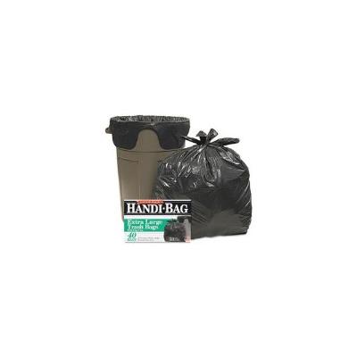 Handi-bag Super Value Pack Trash Bags, 33 gallon, .7 mil, 32.5 x 40, Black, 40/Box (WBIHAB6FTL40)