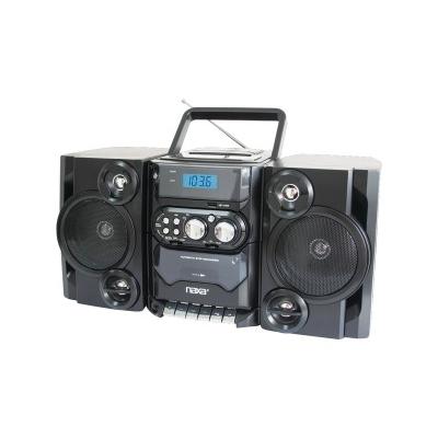 NPB-428 Portable Boombox AM/FM Radio MP3/CD Player & Cassette Recorder