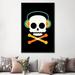 Zoomie Kids One-of-a-Kind Original 'Life is Cool' by Andy Westface - Wrapped Canvas Print in Black/White | 12" H x 8" W x 0.75" D | Wayfair