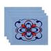 Bungalow Rose Souihla Too 4 Piece Placemat Set Polyester in Blue | 18 W x 14 D in | Wayfair BNGL9329 33765888