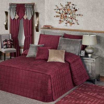 Camden Grande Fitted Bedspread Claret, California King 24