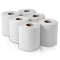 White Centrefeed Embossed 2ply Wiper Paper Towel (8 packs of 6 rolls = 48 rolls)
