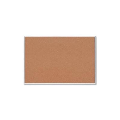 spr19764-spparco Products Cork Board - 1/2 Thick - 3 x 2 - Aluminum Frame, Brown