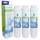3X AquaHouse Compatible Water Filter for Bosch Ultra Clarity 644845, Neff, Siemens, Miele, Gaggenau Refrigerator
