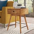 Mercury Row® Andersen End Table w/ Storage Wood in Brown | 24 H x 18 W x 15 D in | Wayfair 745B3A6598614046BAFF46F08AA3A132