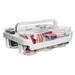 Deflect-O Stackable Caddy Organizer Plastic in White | 6.5 H x 14 W x 10.5 D in | Wayfair 29003