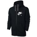 NIKE AW77 Full Zip Hoody Men's Hooded Sweater, black/white, S