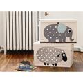 3 Sprouts kids Collapsible Toy Chest Storage Bin for Playroom, Sheep | 15 H x 24 W x 14.5 D in | Wayfair UTCSHP