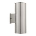 Eglo 90121A Ascoli 2 Light 13 Tall Outdoor Wall Sconce - Stainless Steel