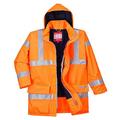Portwest S778 Waterproof Bizflame Rain Hi-Vis Antistatic FR Jacket Orange, XX-Large