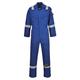 Portwest FR50 Men's Reflective Flame Resistant FR Anti-Static Coverall Arc Proof Overalls 350g Royal Blue, 4XL