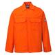 Portwest BIZ2 Men's Flame Resistant Bizweld FR Work Jacket Orange, XL