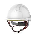 JSP EVOLite Skyworker White Industrial Working at Height Safety Helmet (AJS260-000-100), one size