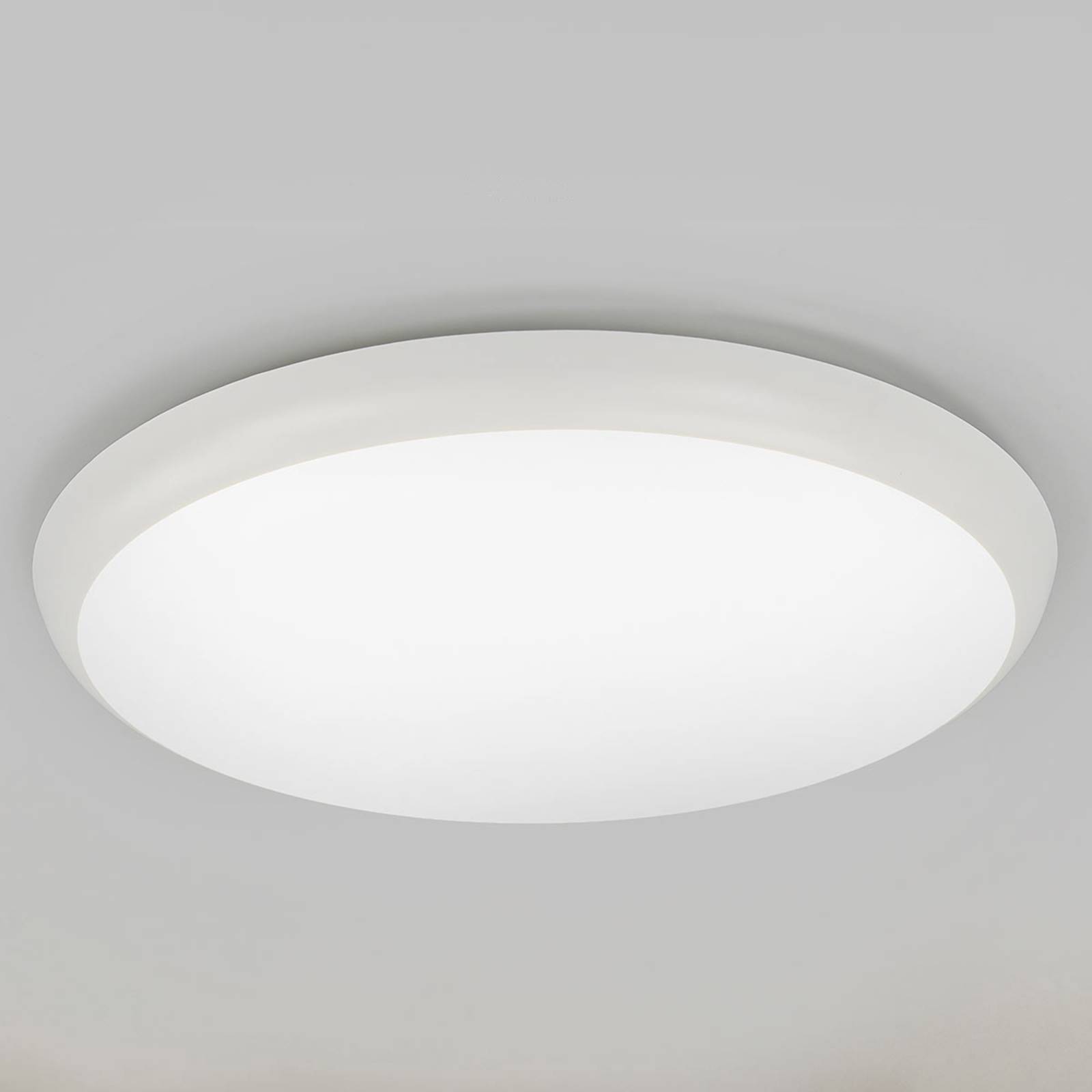 LED Deckenlampe Augustin Arcchio, weiß / opal, für Badezimmer, Kunststoff, Modern, LED Deckenleuchte