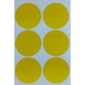 Round Dot Stickers 2 inch Yellow Storage Labels for Multi-purpose Permanent Adhesive 50mm - 180 Pack Royal Green